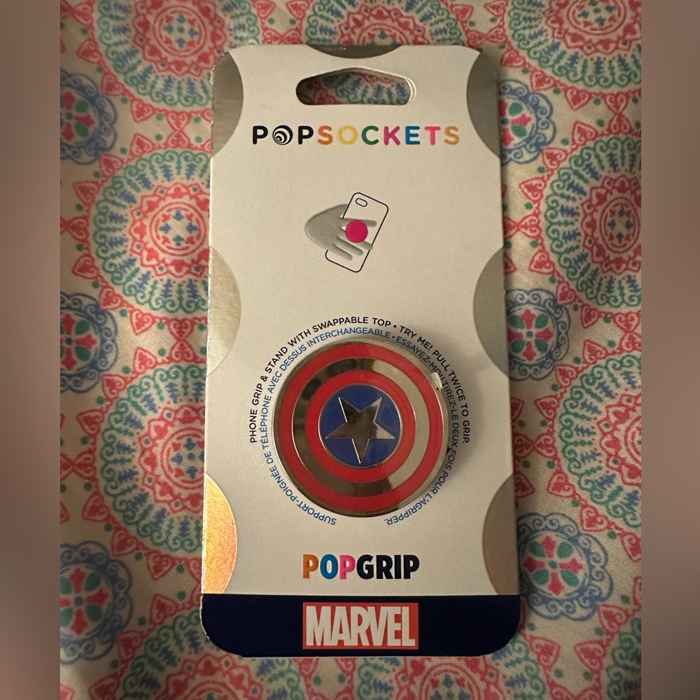 New in Packaging Captain America limited edition pop sockets
